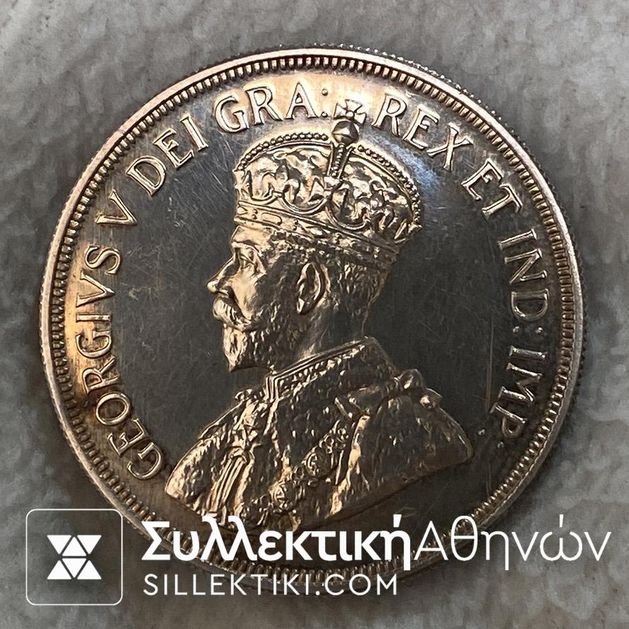 CYPRUS 45 PIASTRE 1928 AU/UNC